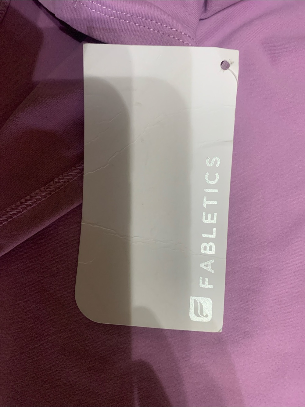 Fabletics Lilac Racerback Workout Tank - Picture 4 of 5